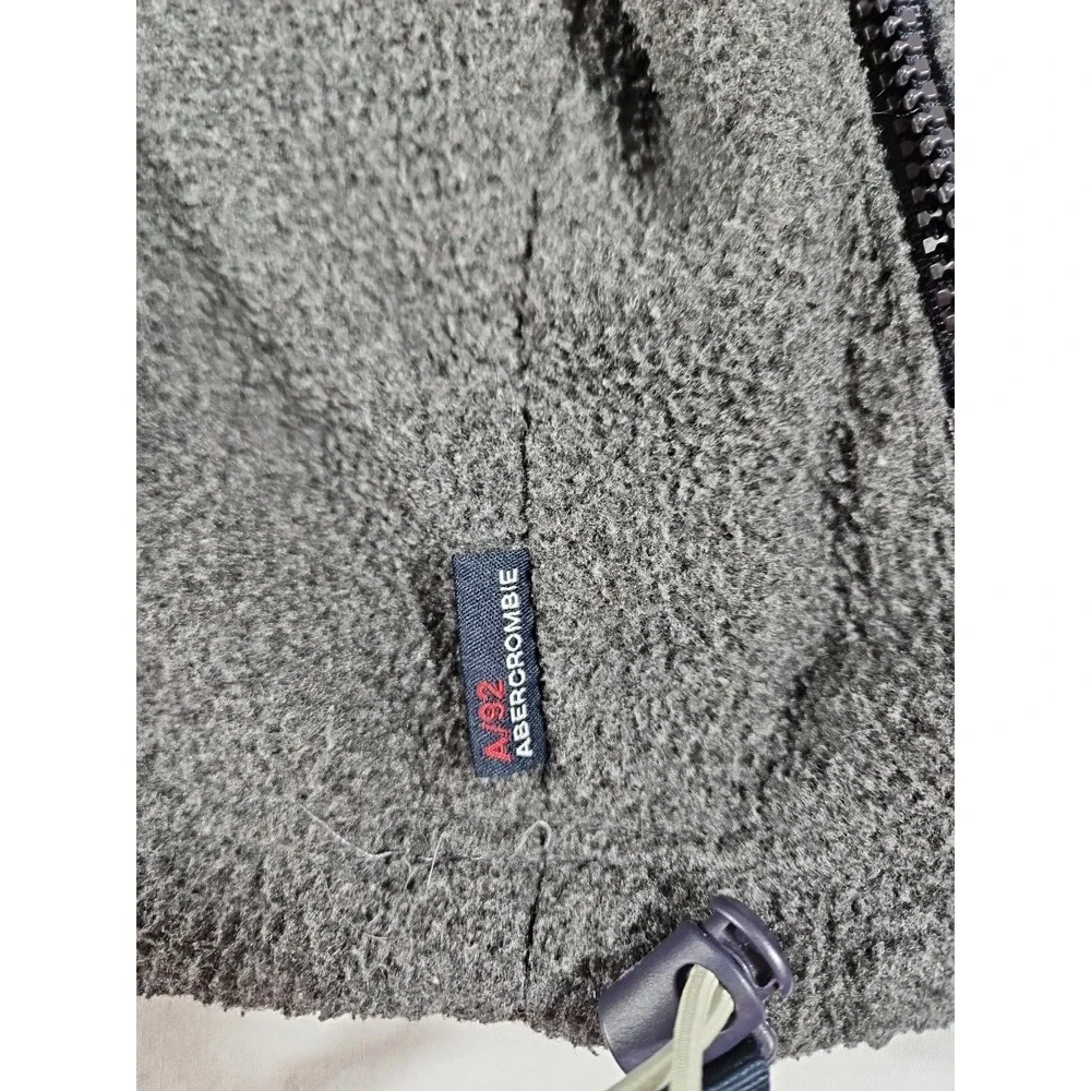 Vintage Abercrombie & Fitch A92 Reversible Ski Jacket Mens Large Fleece Lined‎